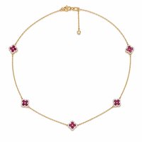 Halskette Ultima Edizione Dame tiffany in Silber CAO4653 GIALLA ROSSA